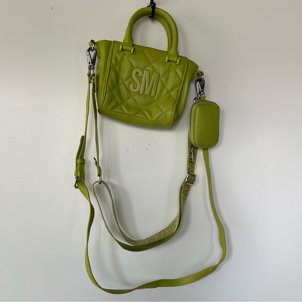 Steve Maddens Babi Satchel Crossbody Bag w/Air Pod Case- Green